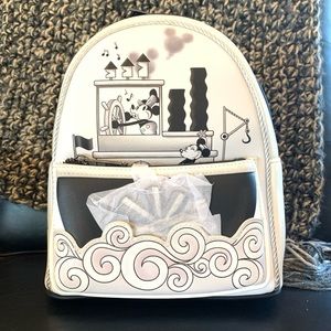 Disney steamboat willie Mickey and Minnie loungefly backpack